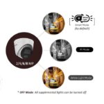 IP Camera DS-2CD1383G2-LIUF 8MP f2.8mm Dome white - Image 6