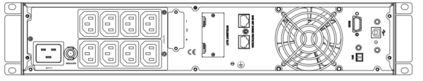 UPS DS-UPS02K48-R/TJS 2000VA/1800W Rack/Tower