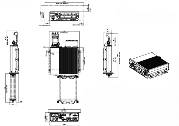 MVR AE-MN5043(RJ45) 4 kanavaa