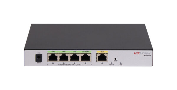 Ruuter DS-3WG105GP-SI All-in-one 5-port PoE 1000Mbps