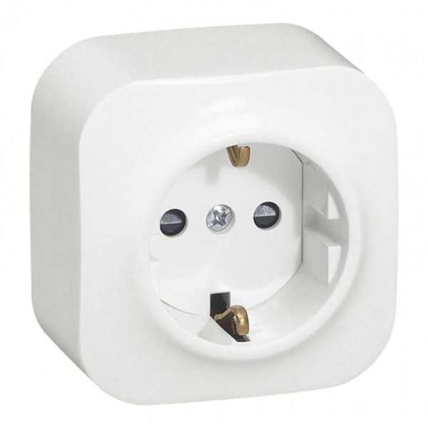 Plug 782411 2P+E schuko 16A White