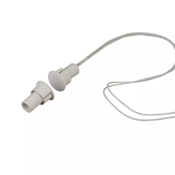 Magnetic Contact BR-1021 Flush-Mount metalluksele 30x19mm white