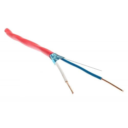 Varjestatud tulekindel Cable HTKSHekw FE180/PH90 E90 1x2x1.0mm Cca-s1b d2 a1 Red 100m