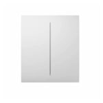Light Switch CenterButton (2-gang) White