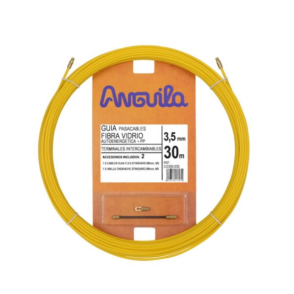 Pull Wire 3.0350.030 Steel Cable Fiber 3.5mm 30m Yellow