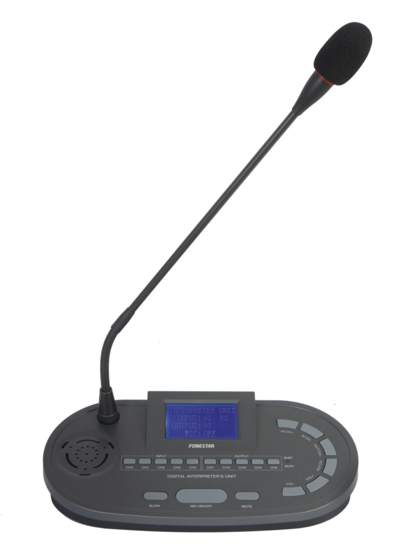 Desk Microphone SCT‑61M for One for Interpreter