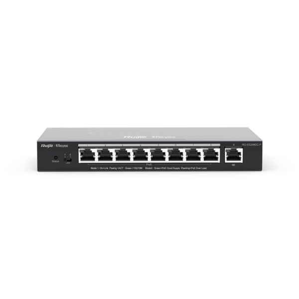 Ethernet Switch RG-ES209GC-P 8-porti PoE+