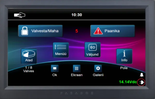 Puutetundlik Keypad TM70 800×480 Black