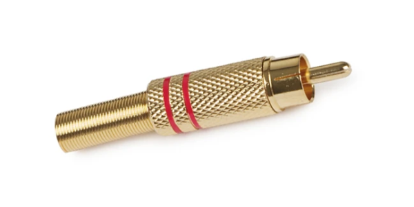 RCA Plug 7240G-RO male