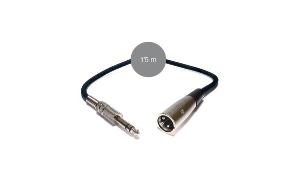 Audiokaabel SM‑679 XLR isane – 6,3mm stereo isane 1,5m