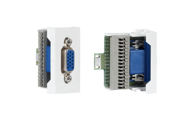 1/2 Connection Panel WP‑34V VGA Female D15