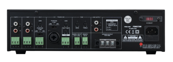 Amplifier PROX‑60S 60W 4Ω/100V