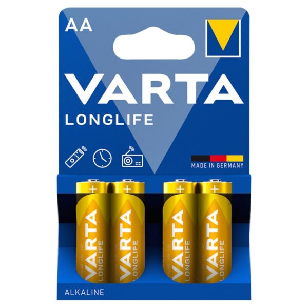 Patarei VARTA Long Life LR6/AA 4tk