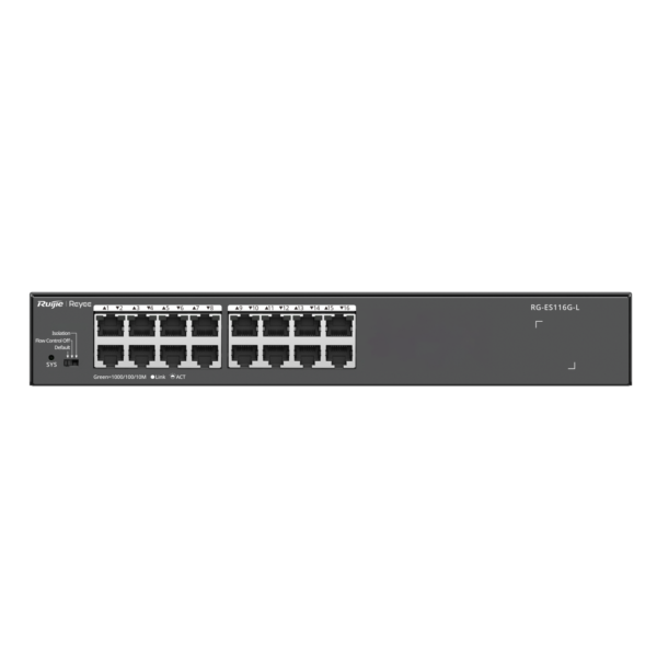 Switch RG-ES116G-L Unmanaged Non-PoE 16-Port 1000Mbps