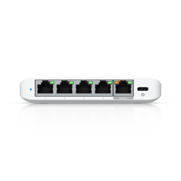 Switch USW-Flex-2.5G-5 Flex Mini 2.5G 4×2.5 GbE porti + 1 2.5GbE