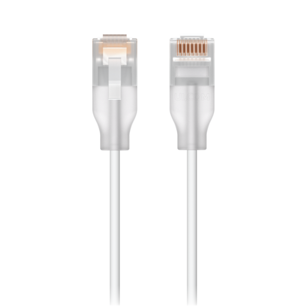 Etherlighting Patch Cable UACC-Cable-Patch-EL-0.3M-W 3mm 0.3m RJ45 CAT6 White