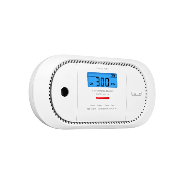 Autonoomne CO Sensor XC01-R 85 dB LCD White