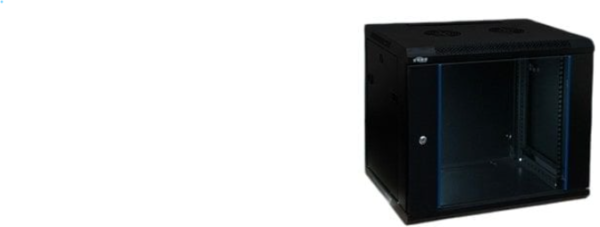 Network Cabinet ASP2-6612 19" 12U Wall-Mount Black