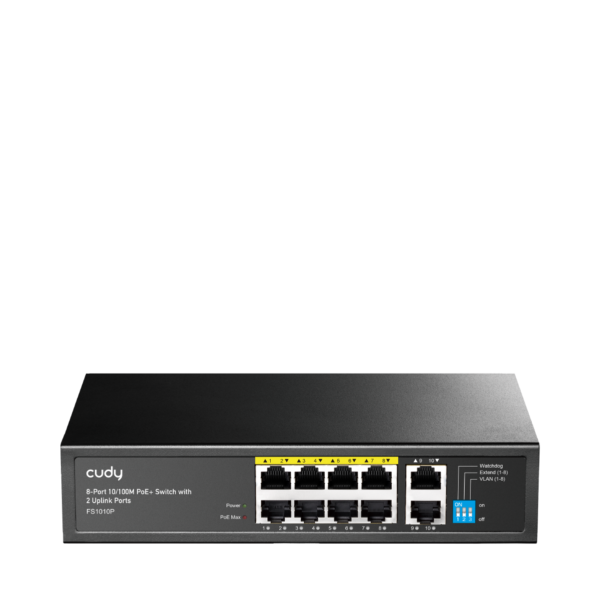 Switch FS1010P 8-porti 10/100Mbps PoE+
