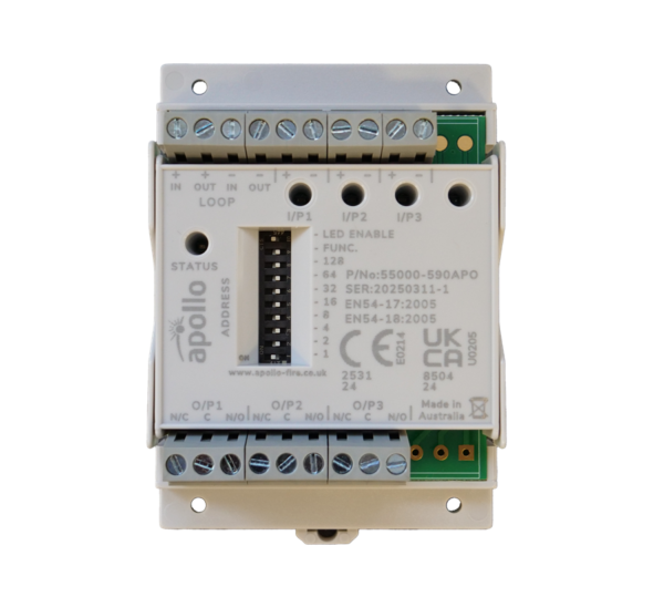I/O Module 55000-590APO X95 3-Channelt with Isolator White