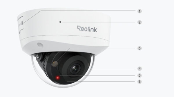 Reolink RLC-840A 4K IK10 Vandal-Proof PoE Camera with Color Night Vision