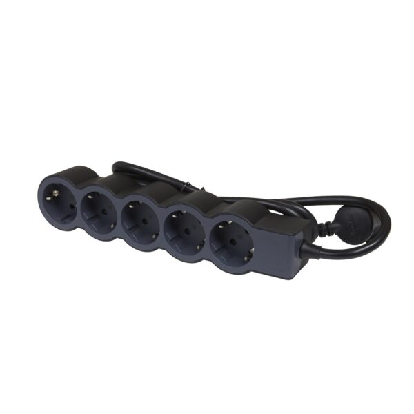 Extension Cord 694556 5 Socket 16A 1.5m 1.5mm² Black