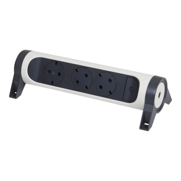 Extension Cord 694543 3 Socket without Cable + Switch White