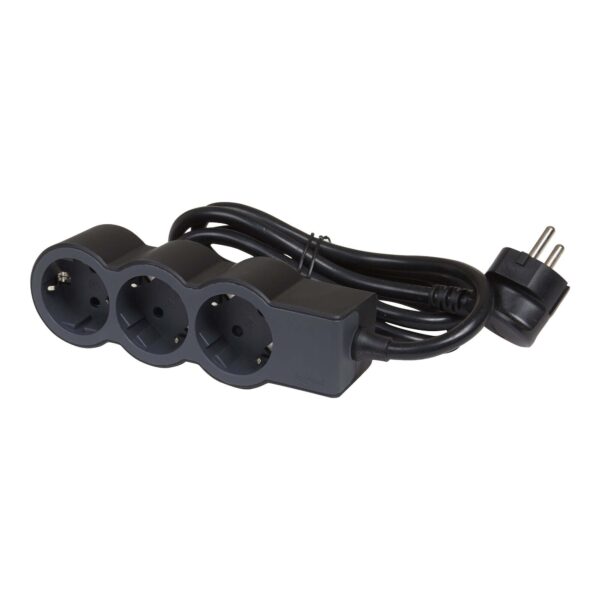 Extension Cord 694560 3 Socket 16A 3m 1.5mm² Black