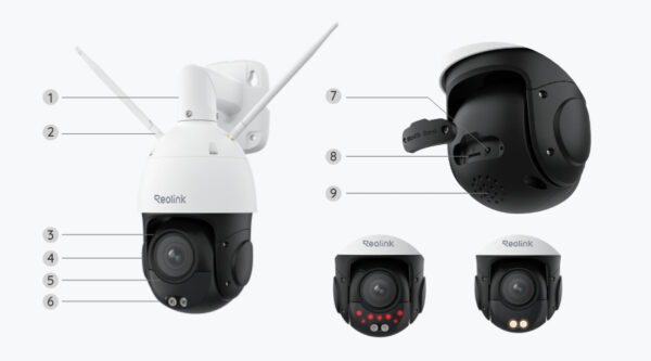 Reolink RLC-823S1W – 4K 360° Security Camera with Dual-Band Wi-Fi 6 & 5X Optical Zoom