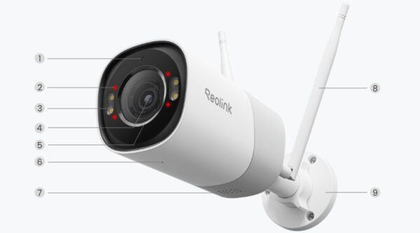 Reolink RP-WCB8MZ | 4K Commercial Wi-Fi 6 Bullet Camera with AI Video Search