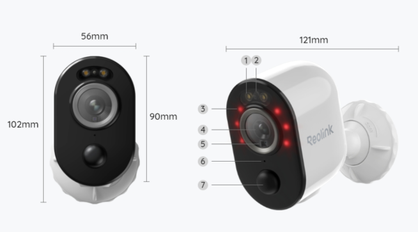 Reolink Argus 3 Pro – 5MP Dual-Band Wi-Fi Battery Camera with Spotlight
