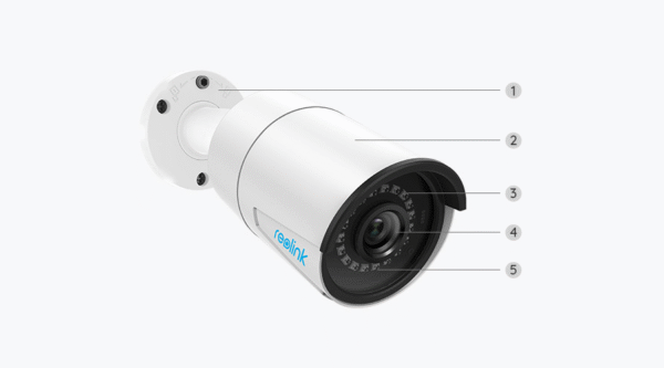 Reolink B400 – Add-on 2K 4MP Bullet PoE Security Camera