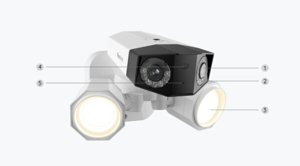 Reolink Duo Floodlight PoE – 4K 180° Dual-Lens PoE Floodlight Camera