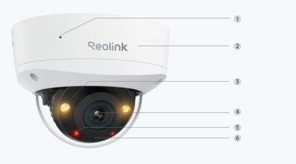Reolink RLC-1240A 12MP IK10 Vandal Proof Wide FOV Security Camera