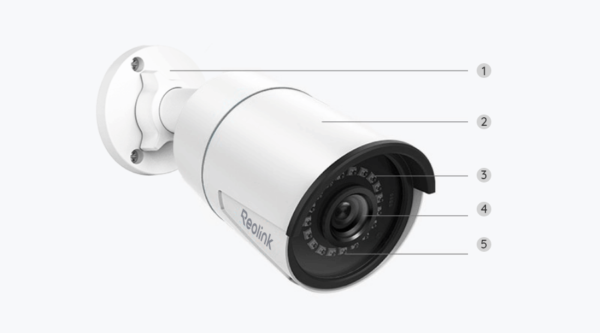 Reolink RLC-510A Smart 5MP PoE Security Camera with Person/Vehicle/Animal Detection