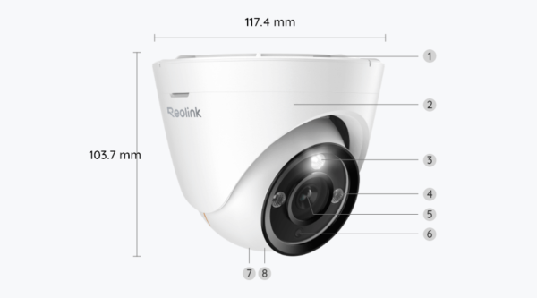 Reolink RLK8-1200D4-A 12MP PoE-turvakamerajärjestelmä