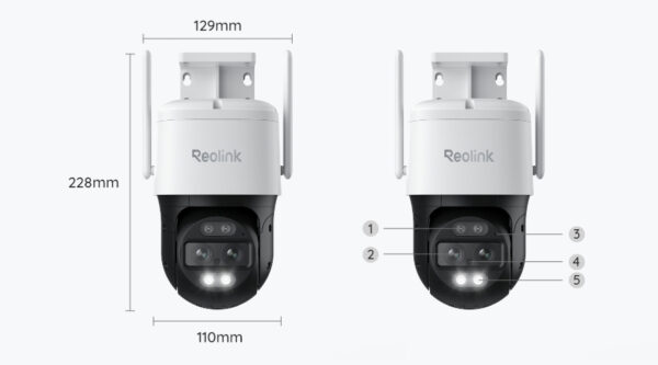 Reolink TrackMix WiFi security camera